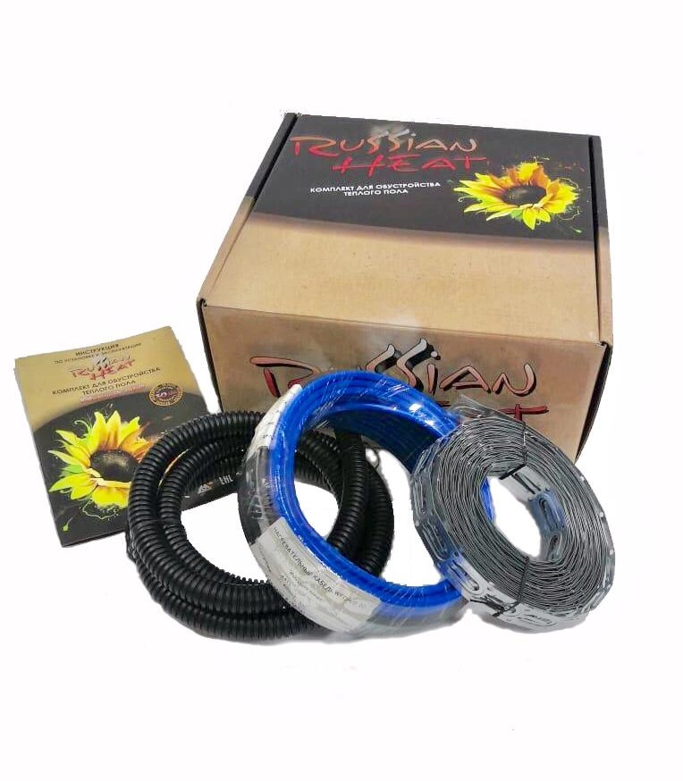 Теплый пол кабельный Russian Heat WFOH/D 3100/20 - 155 м.п.(15-22 м.кв.)